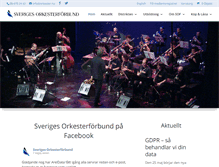 Tablet Screenshot of orkester.nu